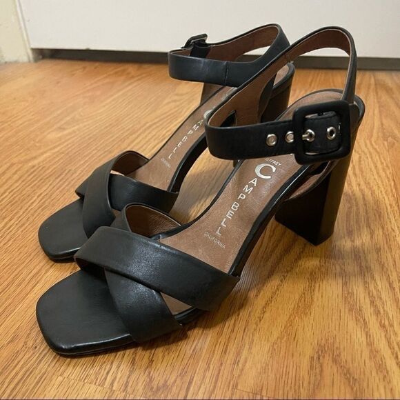 Jeffrey Campbell Cermak Leather Strap black sandal - Picture 3 of 9